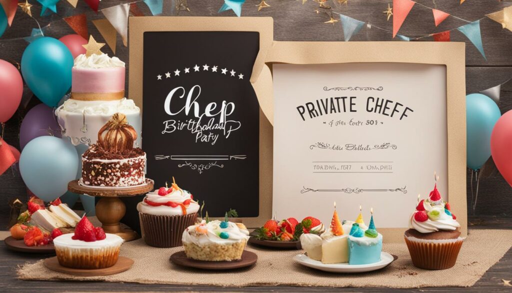 מחיר שף פרטי למסיבת יום הולדת